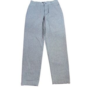 Riders by Lee Casuals Women Gray Straight Leg Pants Size 10 M Cotton